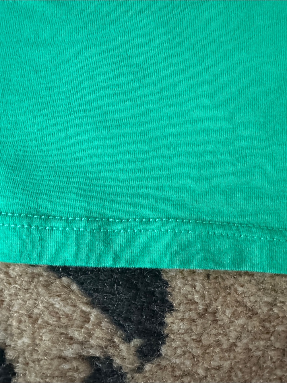 Karl Lagerfeld Bright Green Rhinestone Logo TShirt • Size M • NWOT - Picture 7 of 10